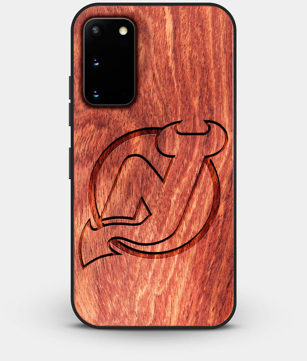 Best Wood New Jersey Devils Galaxy S20 FE Case - Custom Engraved Cover - Engraved In Nature