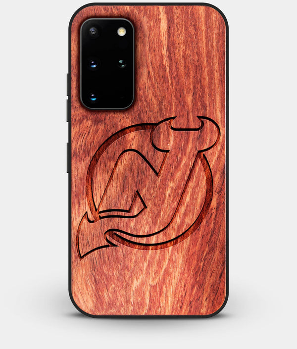 Best Custom Engraved Wood New Jersey Devils Galaxy S20 Plus Case - Engraved In Nature