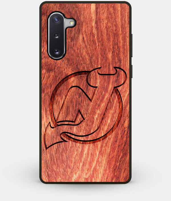 Best Custom Engraved Wood New Jersey Devils Note 10 Case - Engraved In Nature