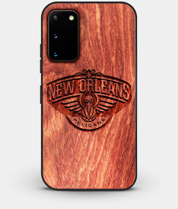 Best Custom Engraved Wood New Orleans Pelicans Galaxy S20 Case - Engraved In Nature