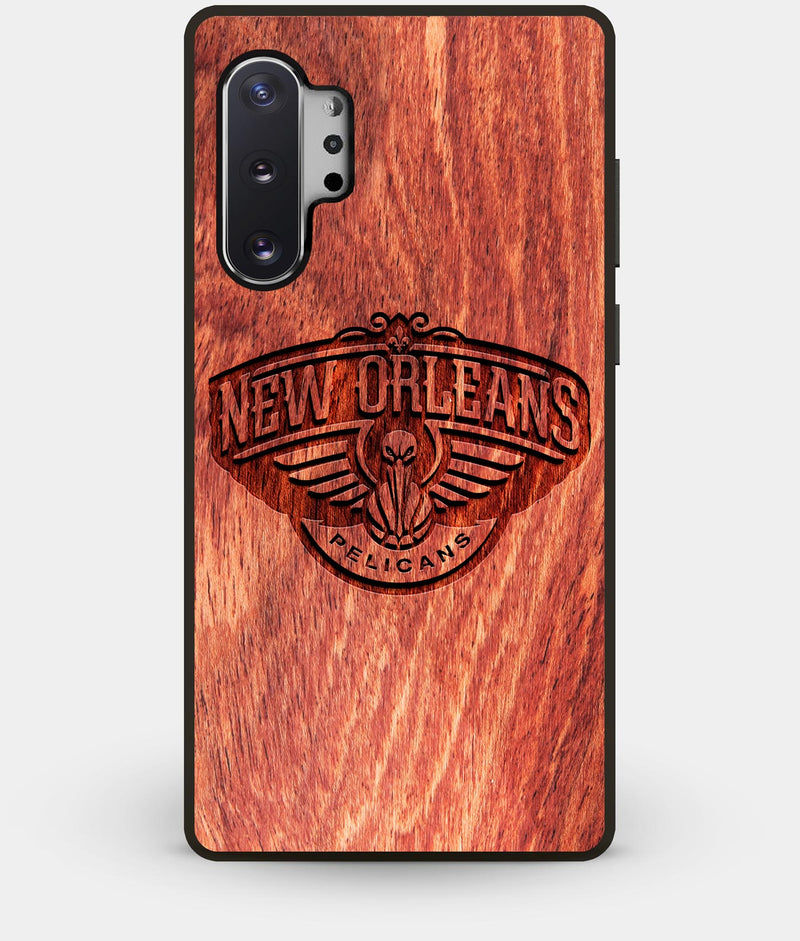 Best Custom Engraved Wood New Orleans Pelicans Note 10 Plus Case - Engraved In Nature