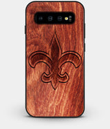 Best Custom Engraved Wood New Orleans Saints Galaxy S10 Plus Case - Engraved In Nature