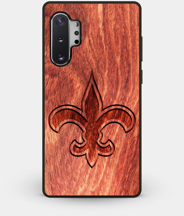 Best Custom Engraved Wood New Orleans Saints Note 10 Plus Case - Engraved In Nature