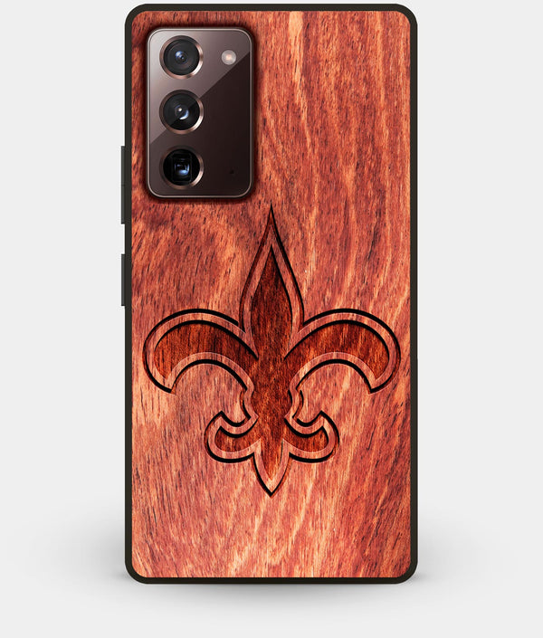 Best Custom Engraved Wood New Orleans Saints Note 20 Case - Engraved In Nature