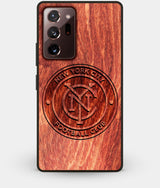 Best Custom Engraved Wood New York City FC Note 20 Ultra Case - Engraved In Nature