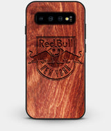 Best Custom Engraved Wood New York City Red Bulls Galaxy S10 Case - Engraved In Nature