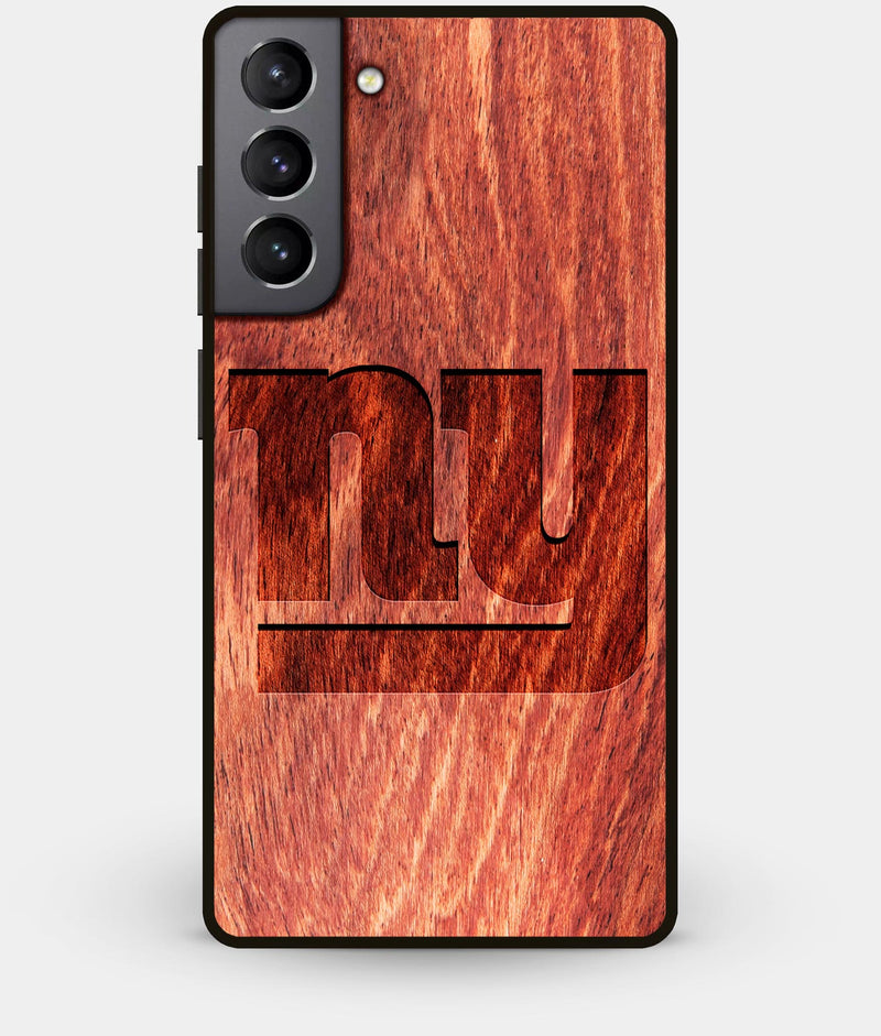 Best Wood New York Giants Galaxy S21 Case - Custom Engraved Cover - Engraved In Nature