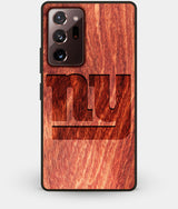 Best Custom Engraved Wood New York Giants Note 20 Ultra Case - Engraved In Nature