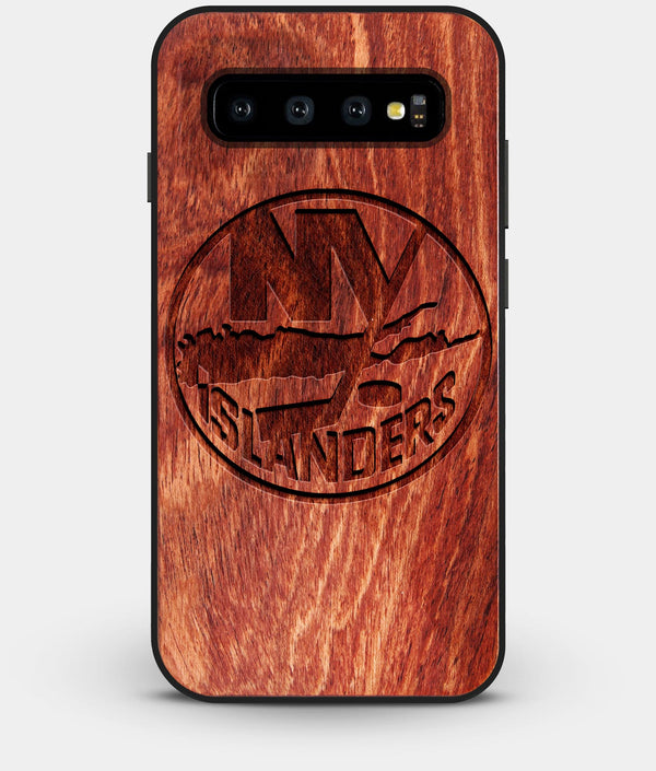 Best Custom Engraved Wood New York Islanders Galaxy S10 Case - Engraved In Nature