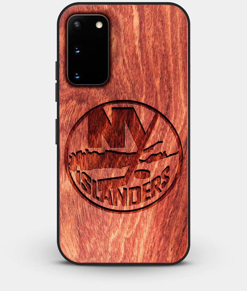 Best Wood New York Islanders Galaxy S20 FE Case - Custom Engraved Cover - Engraved In Nature