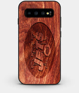 Best Custom Engraved Wood New York Jets Galaxy S10 Plus Case - Engraved In Nature