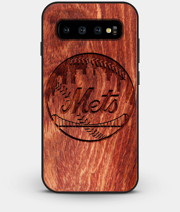 Best Custom Engraved Wood New York Mets Galaxy S10 Case - Engraved In Nature
