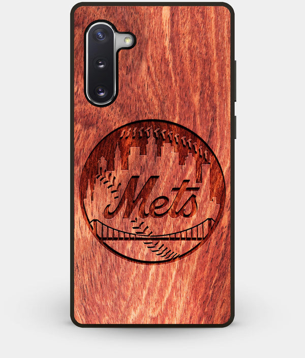 Best Custom Engraved Wood New York Mets Note 10 Case - Engraved In Nature