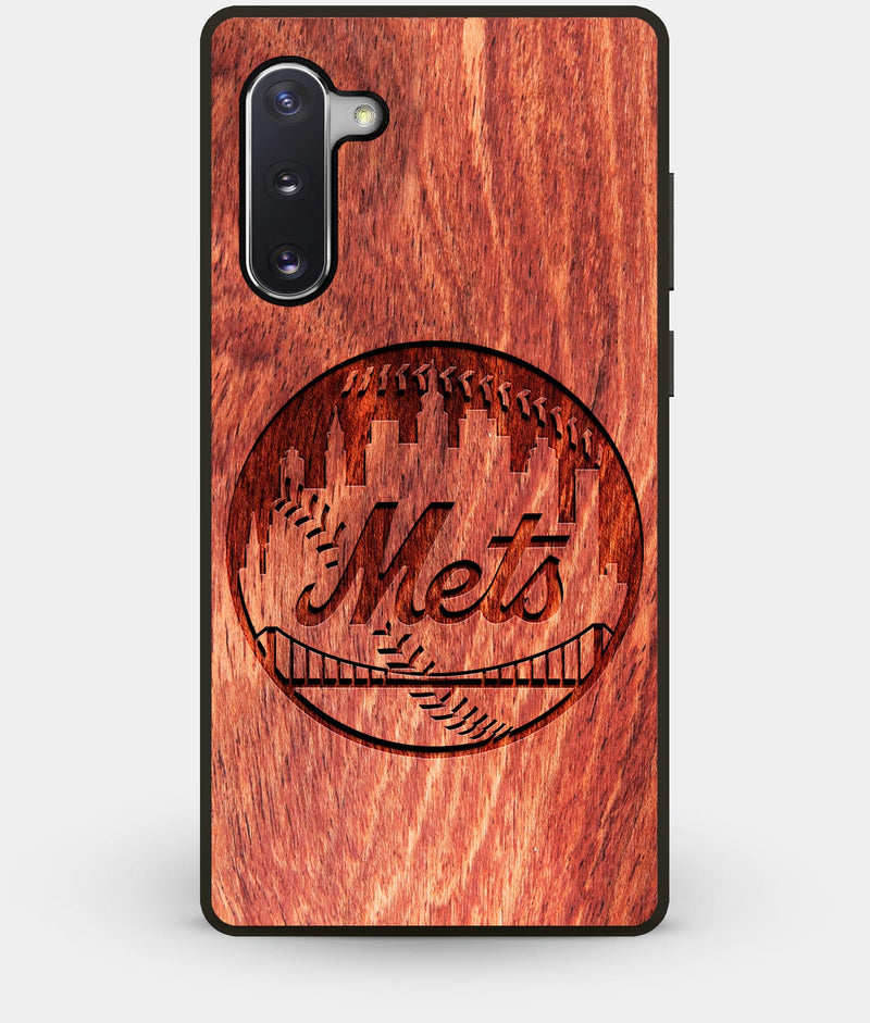 Best Custom Engraved Wood New York Mets Note 10 Case - Engraved In Nature