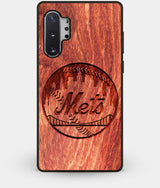 Best Custom Engraved Wood New York Mets Note 10 Plus Case - Engraved In Nature