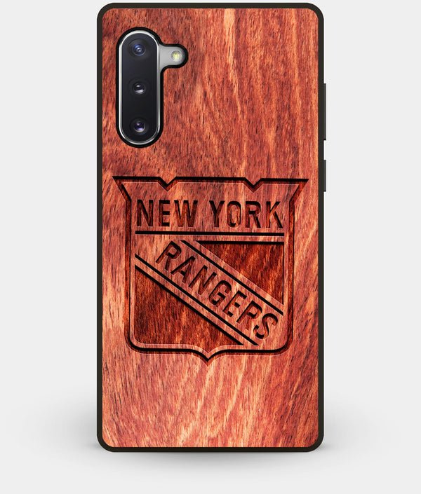 Best Custom Engraved Wood New York Rangers Note 10 Case - Engraved In Nature