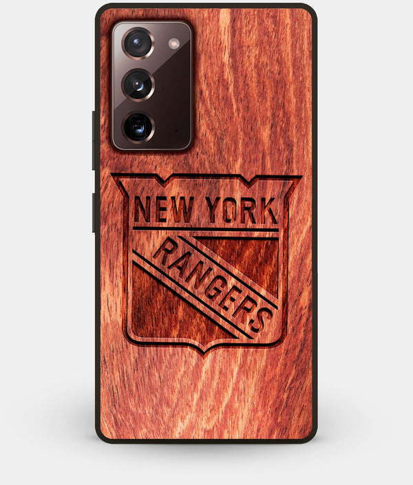 Best Custom Engraved Wood New York Rangers Note 20 Case - Engraved In Nature