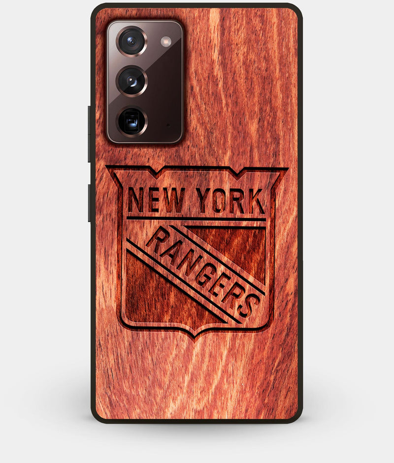 Best Custom Engraved Wood New York Rangers Note 20 Case - Engraved In Nature