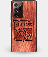 Best Custom Engraved Wood New York Rangers Note 20 Ultra Case - Engraved In Nature