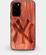 Best Wood New York Yankees Galaxy S20 FE Case - Custom Engraved Cover - CoverClassic - Engraved In Nature