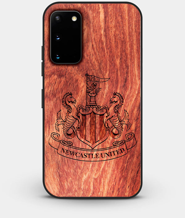 Best Wood Newcastle United F.C. Galaxy S20 FE Case - Custom Engraved Cover - Engraved In Nature