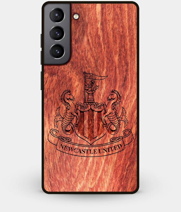 Best Wood Newcastle United F.C. Galaxy S21 Case - Custom Engraved Cover - Engraved In Nature