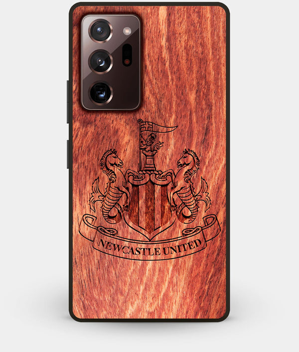 Best Custom Engraved Wood Newcastle United F.C. Note 20 Ultra Case - Engraved In Nature
