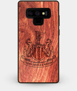 Best Custom Engraved Wood Newcastle United F.C. Note 9 Case - Engraved In Nature