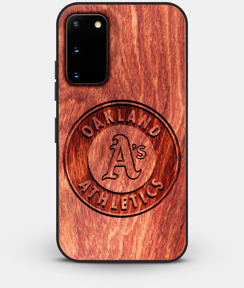 Best Wood Oakland Athletics Galaxy S20 FE Case - Custom Engraved Cover - Engraved In Nature