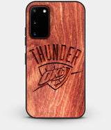 Best Wood OKC Thunder Galaxy S20 FE Case - Custom Engraved Cover - Engraved In Nature