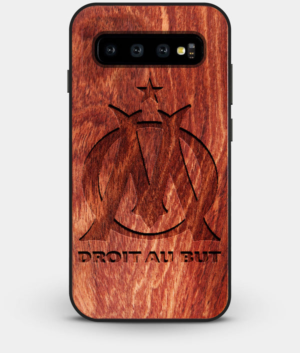 Best Custom Engraved Wood Olympique de Marseille Galaxy S10 Case - Engraved In Nature