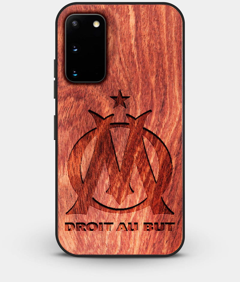 Best Custom Engraved Wood Olympique de Marseille Galaxy S20 Case - Engraved In Nature
