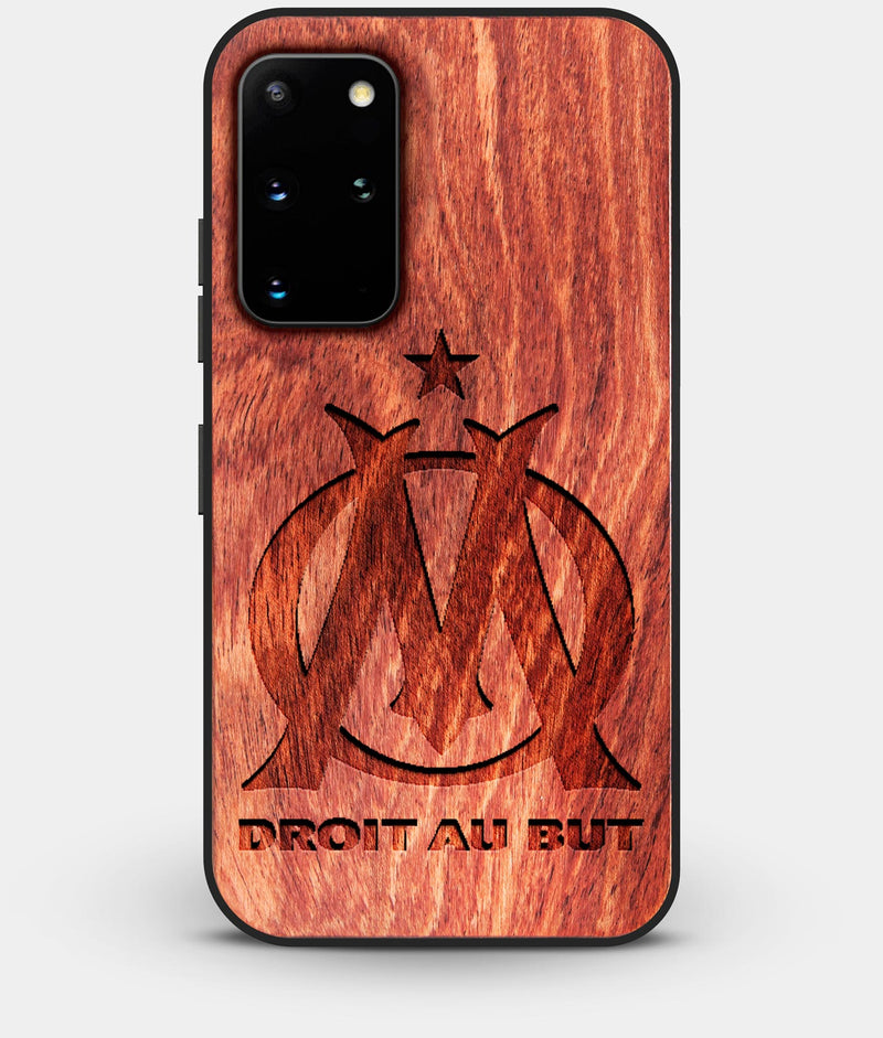 Best Custom Engraved Wood Olympique de Marseille Galaxy S20 Plus Case - Engraved In Nature