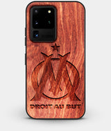 Best Custom Engraved Wood Olympique de Marseille Galaxy S20 Ultra Case - Engraved In Nature