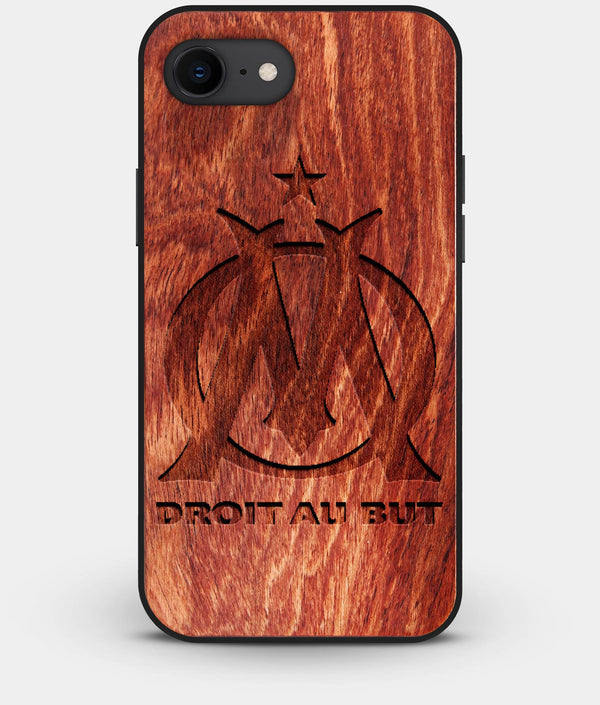 Best Custom Engraved Wood Olympique de Marseille iPhone 7 Case - Engraved In Nature