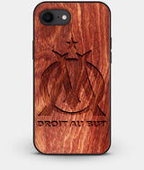 Best Custom Engraved Wood Olympique de Marseille iPhone 8 Case - Engraved In Nature