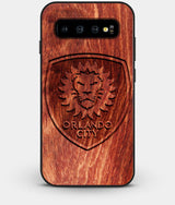 Best Custom Engraved Wood Orlando City SC Galaxy S10 Case - Engraved In Nature