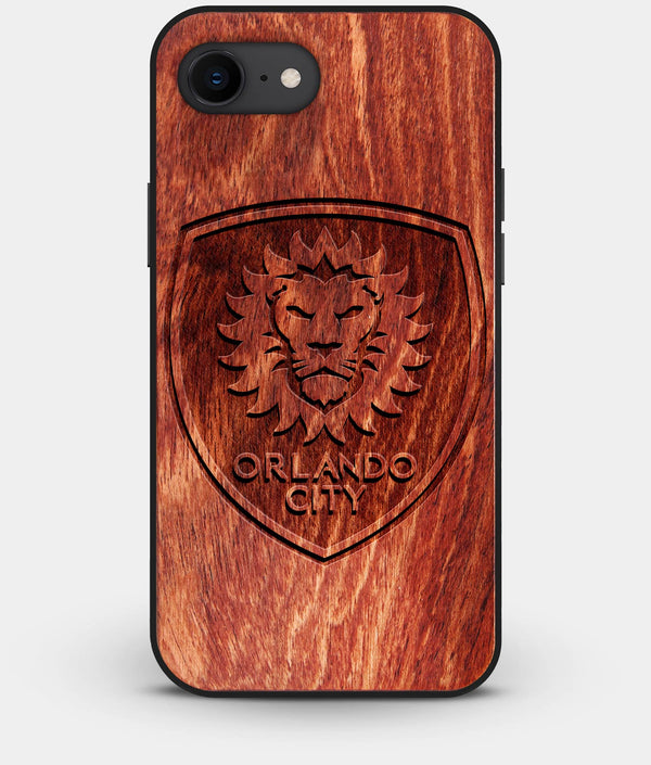 Best Custom Engraved Wood Orlando City SC iPhone 8 Case - Engraved In Nature