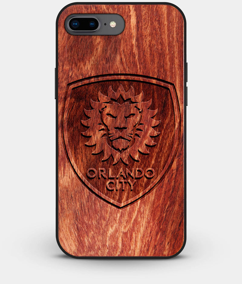 Best Custom Engraved Wood Orlando City SC iPhone 8 Plus Case - Engraved In Nature