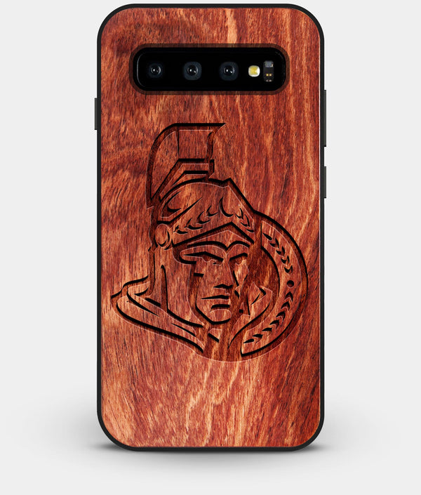 Best Custom Engraved Wood Ottawa Senators Galaxy S10 Case - Engraved In Nature