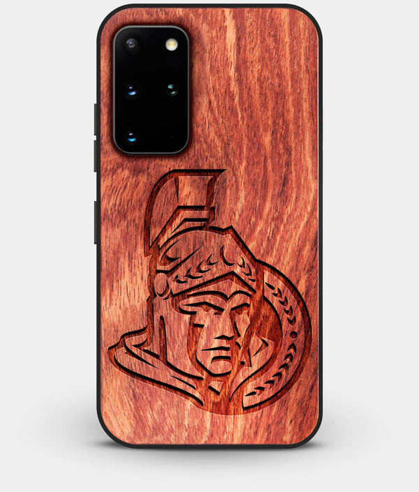 Best Custom Engraved Wood Ottawa Senators Galaxy S20 Plus Case - Engraved In Nature