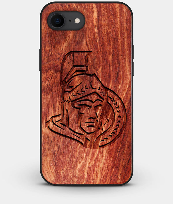 Best Custom Engraved Wood Ottawa Senators iPhone 8 Case - Engraved In Nature
