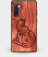 Best Custom Engraved Wood Ottawa Senators Note 10 Case - Engraved In Nature