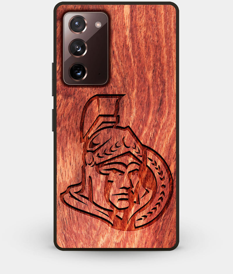 Best Custom Engraved Wood Ottawa Senators Note 20 Case - Engraved In Nature