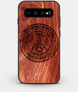 Best Custom Engraved Wood Paris Saint Germain F.C. Galaxy S10 Plus Case - Engraved In Nature