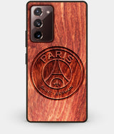 Best Custom Engraved Wood Paris Saint Germain F.C. Note 20 Case - Engraved In Nature