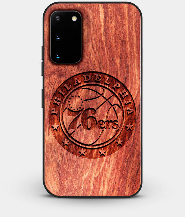 Best Custom Engraved Wood Philadelphia 76Ers Galaxy S20 Case - Engraved In Nature