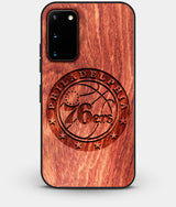 Best Wood Philadelphia 76Ers Galaxy S20 FE Case - Custom Engraved Cover - Engraved In Nature