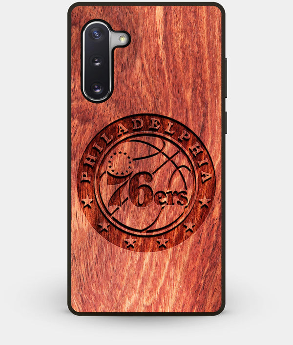 Best Custom Engraved Wood Philadelphia 76Ers Note 10 Case - Engraved In Nature