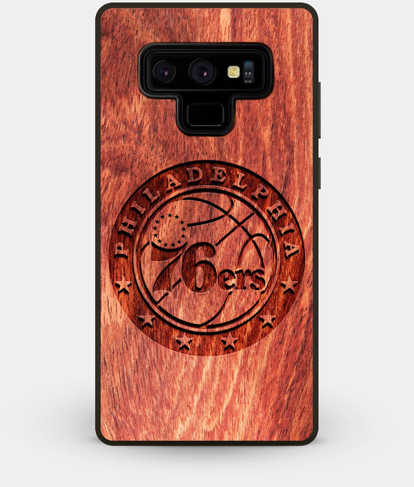 Best Custom Engraved Wood Philadelphia 76Ers Note 9 Case - Engraved In Nature